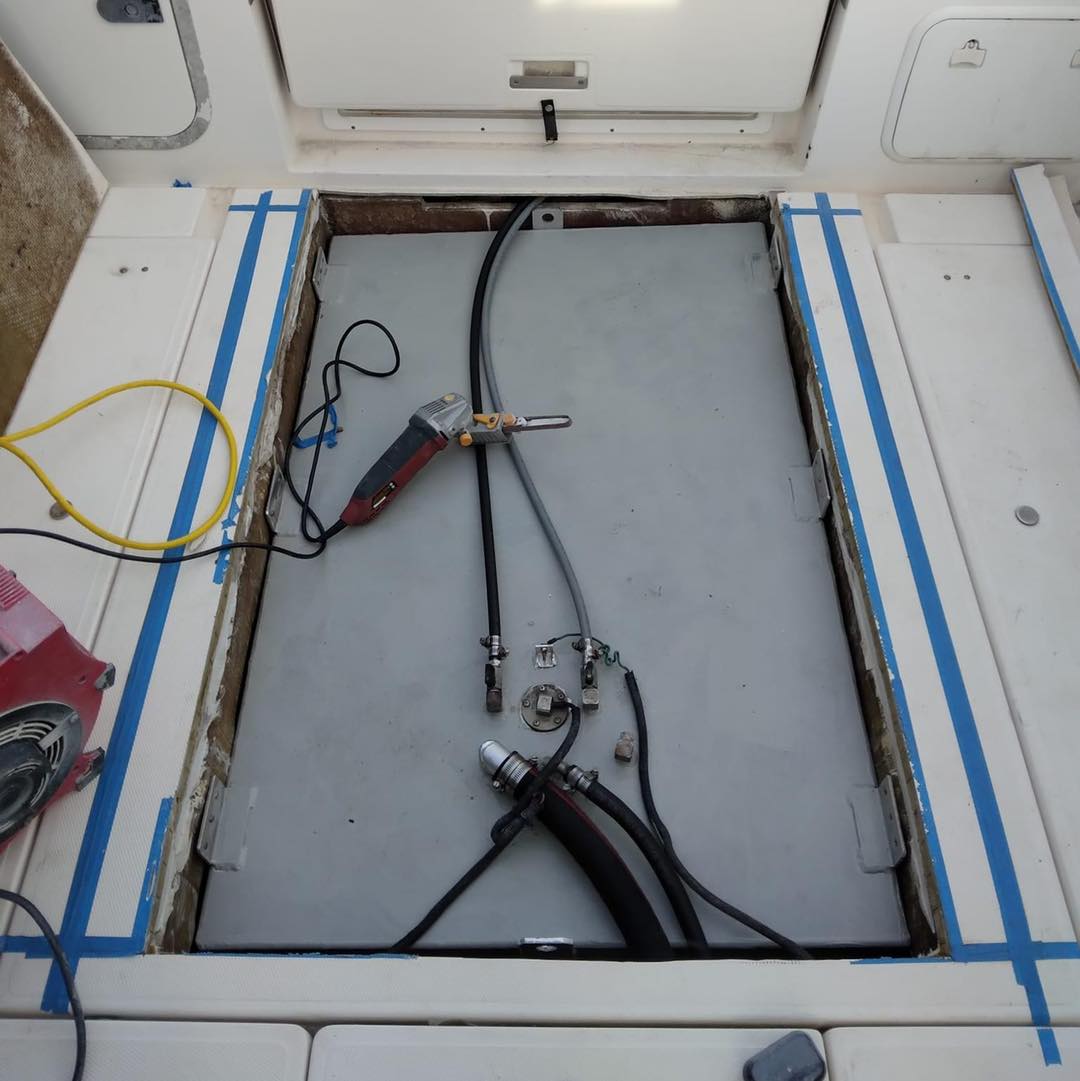 boat fuel tank replacement