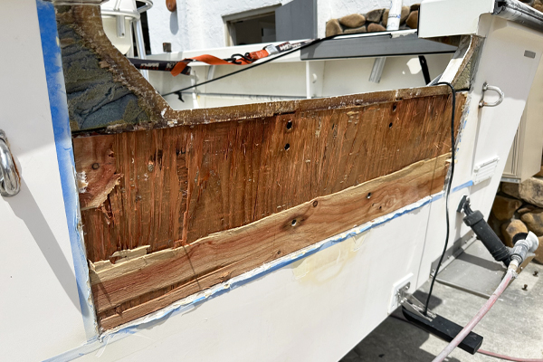 transom repair